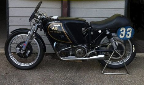 Avon Sponsors Team Obsolete’s AJS 7R3 Image